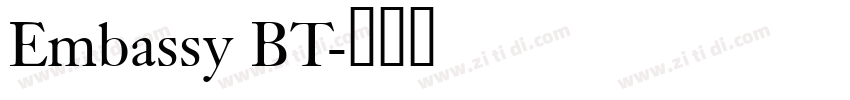 Embassy BT字体转换
